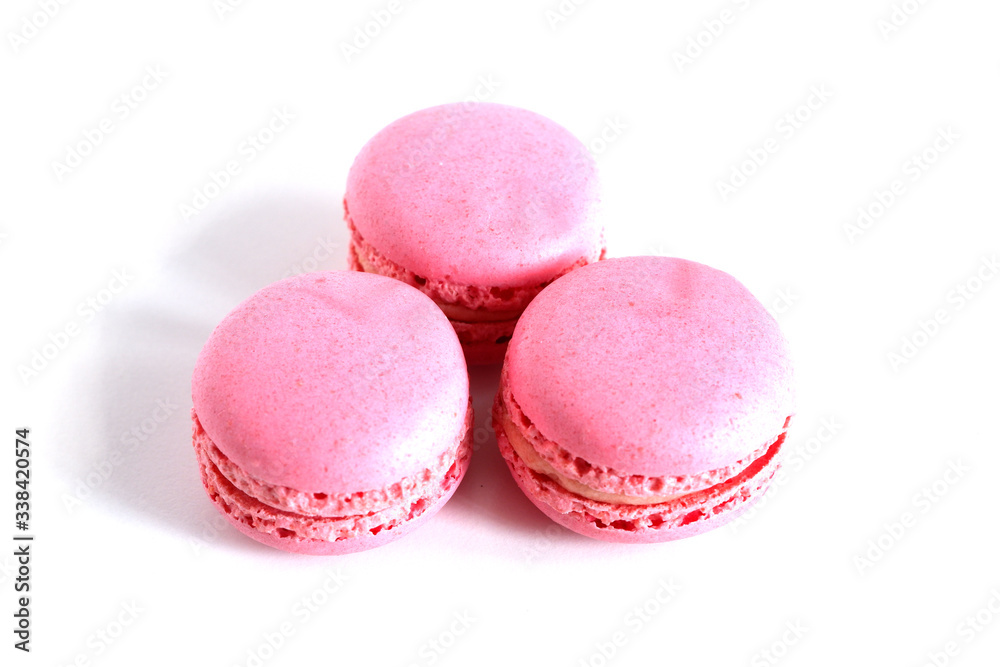 Macaroons on a white background Macaroons on a white background
