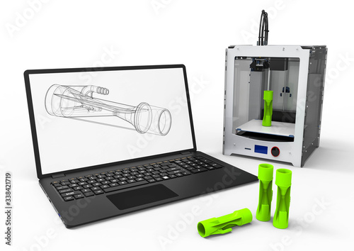 Computer aided design in Mold design with 3D software. Business, development.