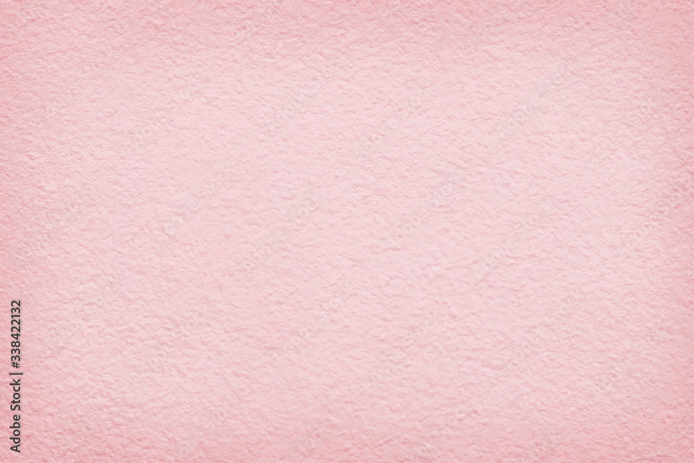 Fototapeta premium Light pink color concrete cement wall texture for background and design art work.