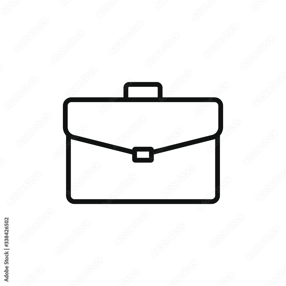 simple icon of a briefcase vector illustration simple icon of a briefcase vector illustration