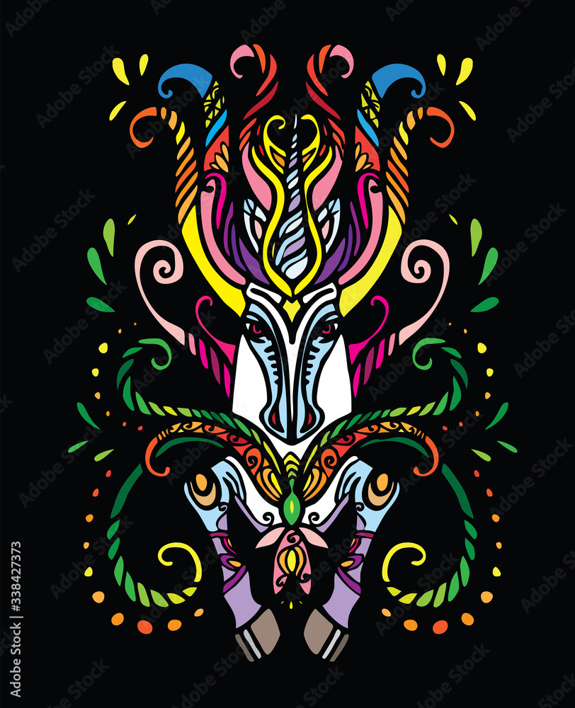 Magic doodle unicorn black Magic doodle unicorn black