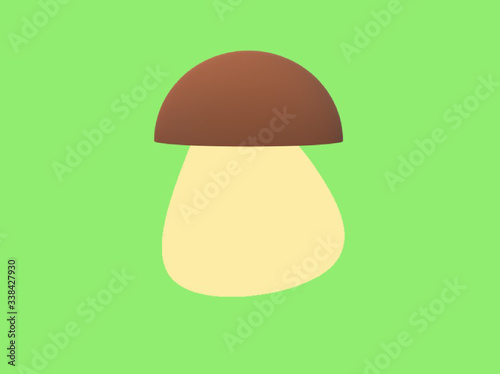 vector illustration of mushroom