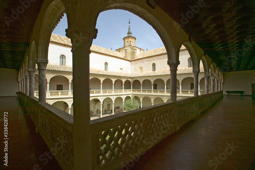Archways, center garden and courtyard, Toledo, Spain