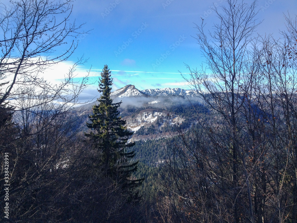 Winter Hike in the Alps