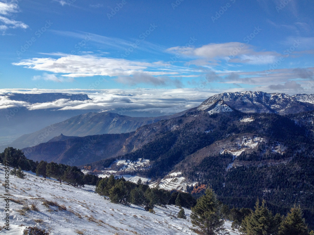 Winter Hike in the Alps