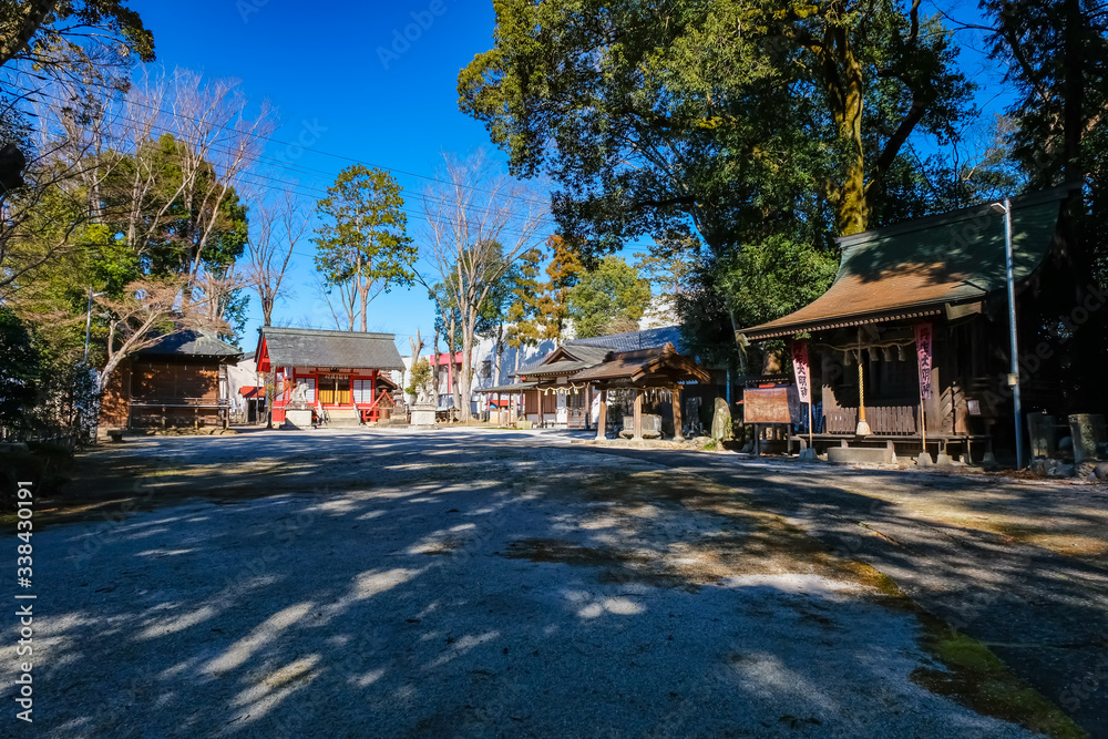 Obraz premium 飯能市 諏訪八幡神社 境内