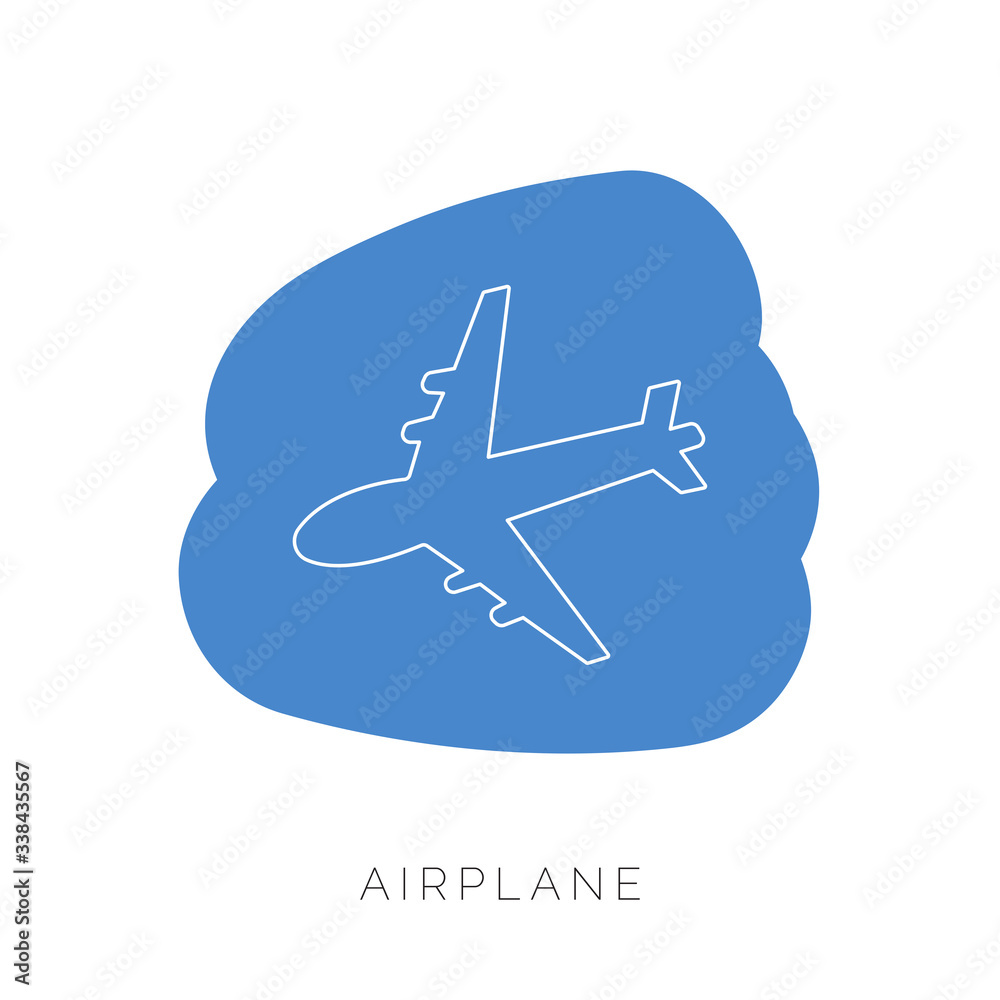 Plane icon design. Vector illustration. Plane icon design. Vector illustration.