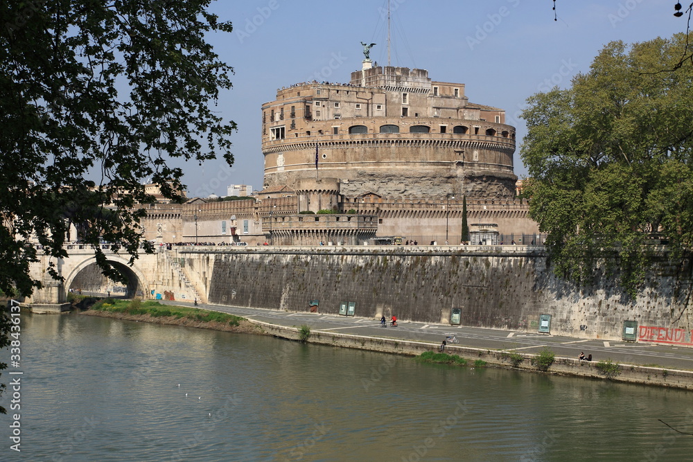 View of the Castle Sant'Angelo in Rome View of the Castle Sant'Angelo in Rome