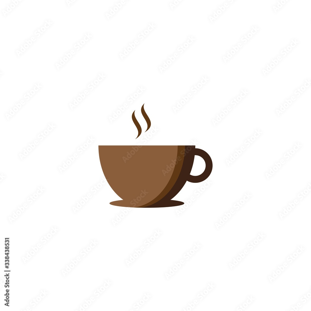 Obraz premium coffee glass logo