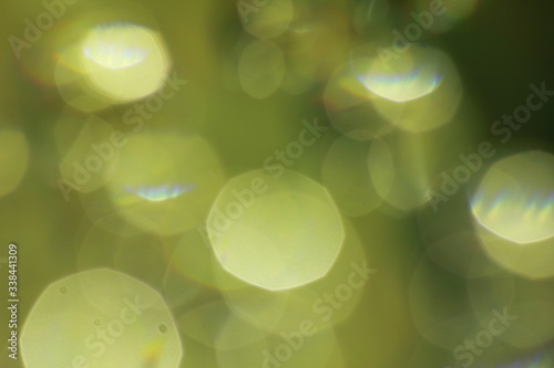beautiful gold light boken in macro for background