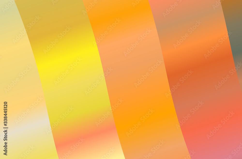 green, yellow, orange and red abstract vector background. Simple pattern.