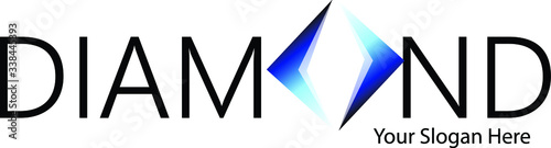 company logo design,logo for jewelry shop , diamond, blue logo , diamod logo, 
