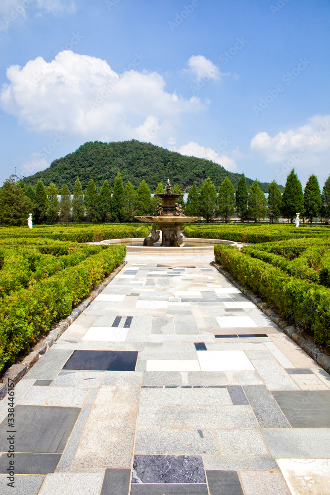 Garden. Arboretum in Paju-si, South Korea.
