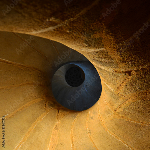 abstract architecture shape, spiral, earth, 