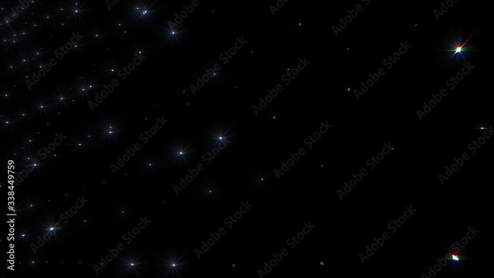 Glitter Shining Star Flash Light Wall 3D illustration background Glitter Shining Star Flash Light Wall 3D illustration background