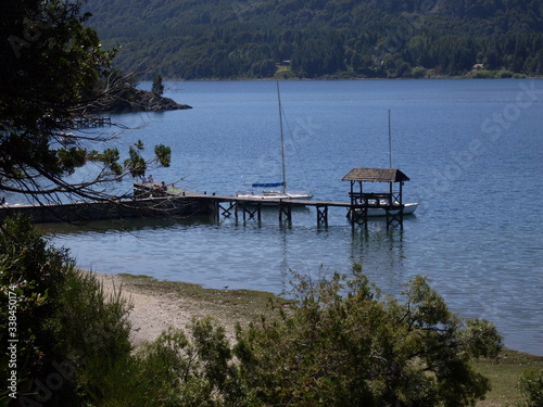 Port in Lake Nahuel Huapi, Patagonia Argentina © Matias