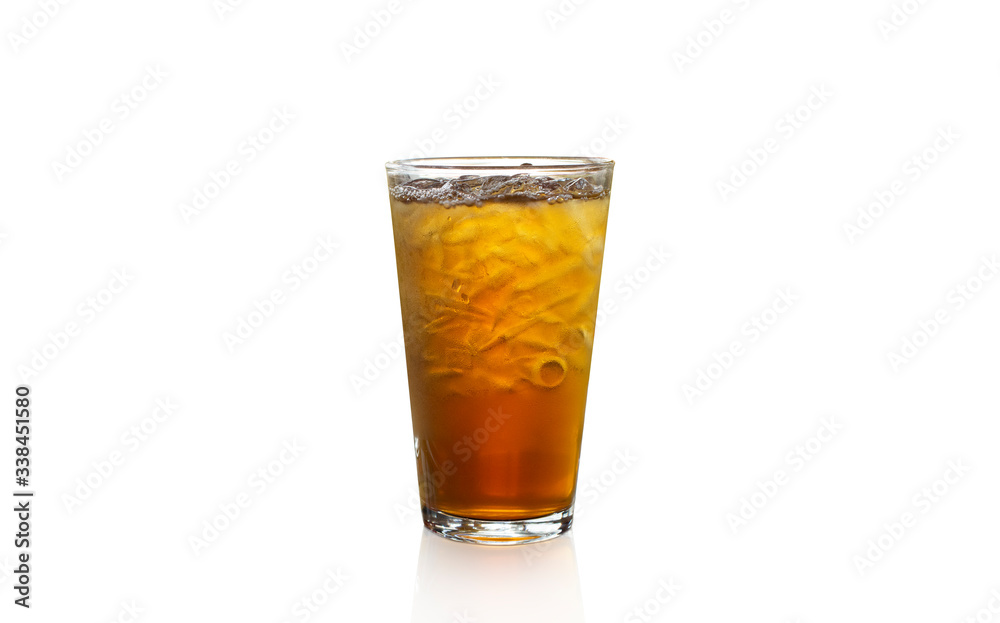 iced tea isolated on white background iced tea isolated on white background