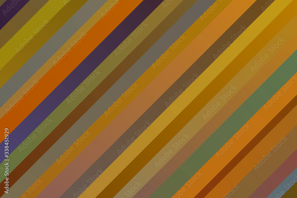 Obraz premium Yellow and orange stripes and lines abstract vector background. Simple pattern.