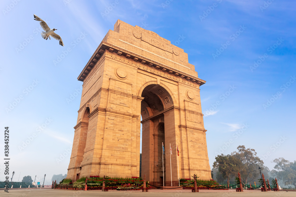 Gate of India, famous monument of New Delhi