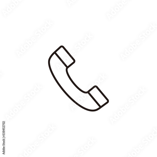 Call icon symbol vector. telepone vector icon