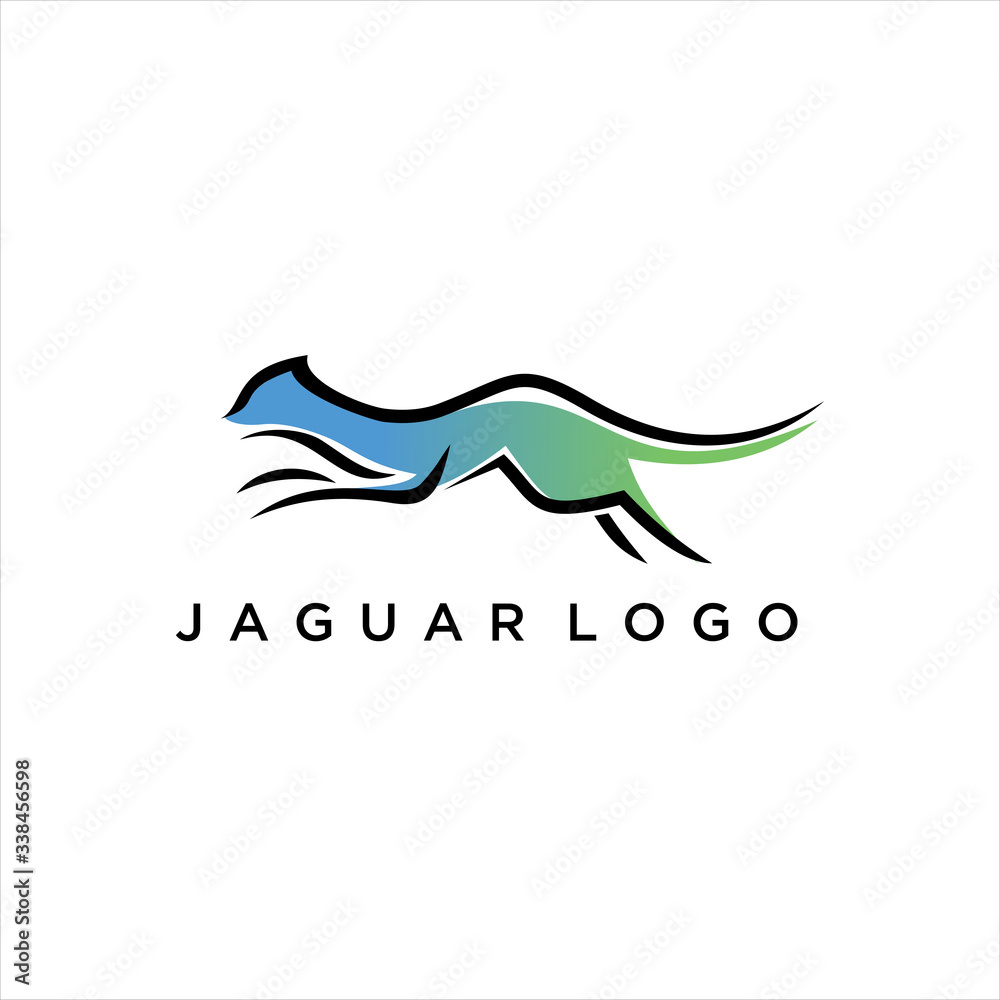 panther jump logo icon design vector illustrator simple panther jump logo icon design vector illustrator simple