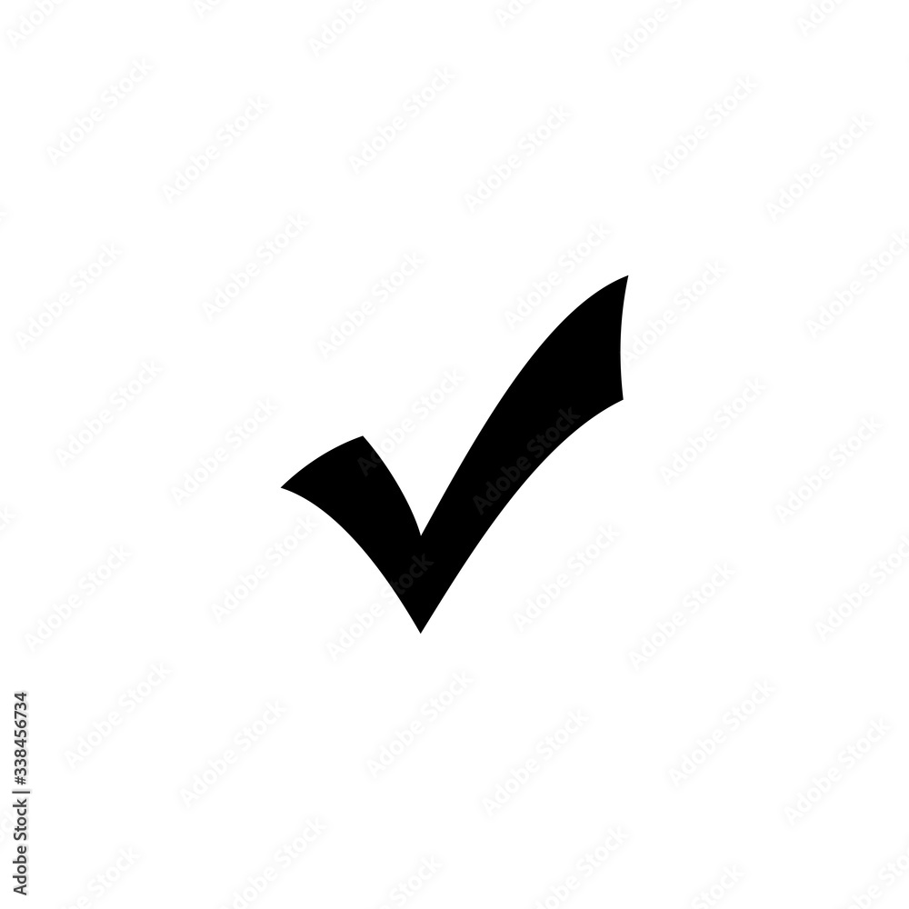 Check mark icon vector. Tick icon vector Check mark icon vector. Tick icon vector