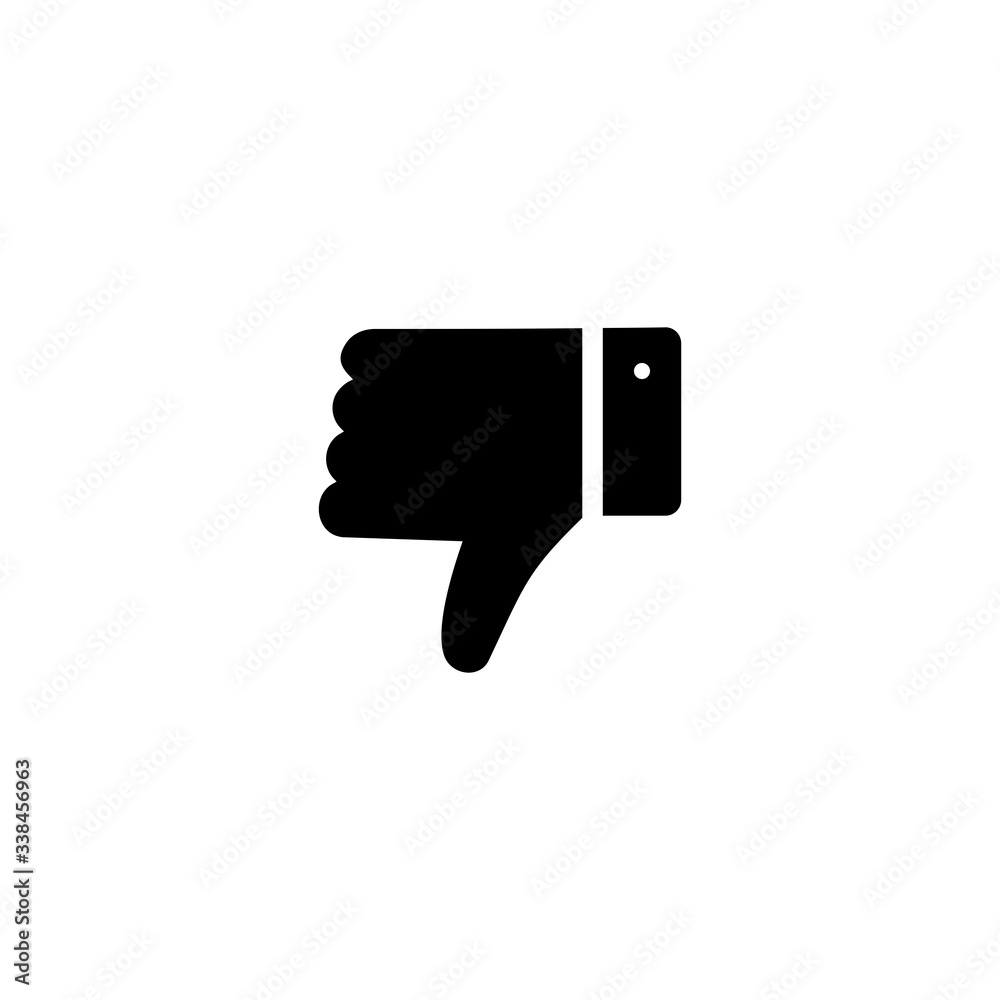 Dislike icon vector, thumbs down icon Dislike icon vector, thumbs down icon
