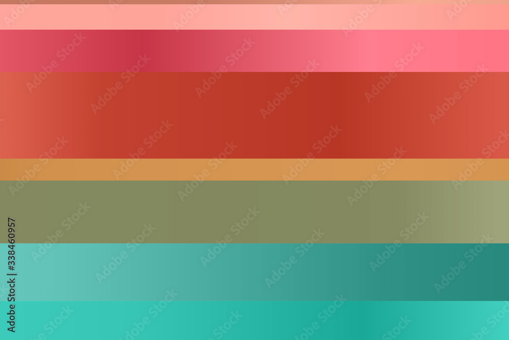 Fototapeta premium Red, yellow and blue lines vector background.