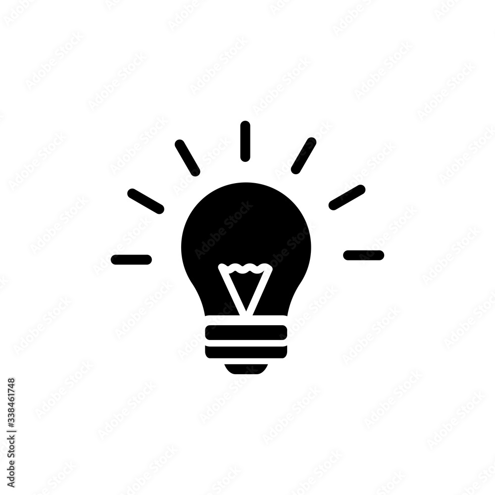 light bulb icon vector design template light bulb icon vector design template