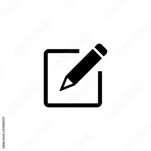 Edit icon, Edit sign and symbol vector. Pencil icon