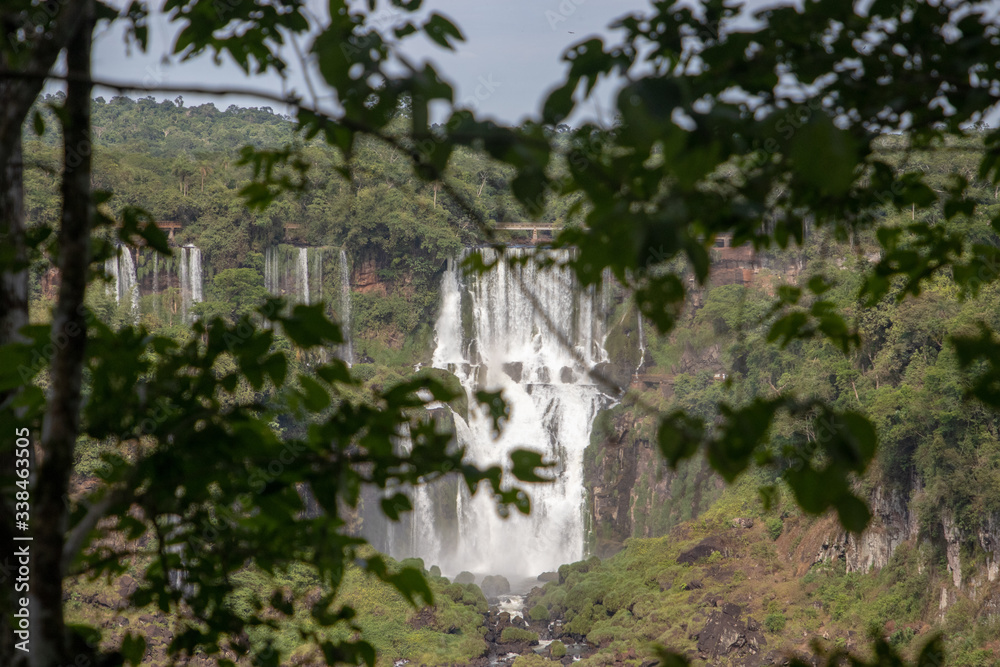 Fototapeta premium cascata cachoeira foz do iguaçu
