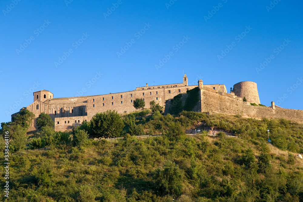 Parador de Cardona, a 9th Century medieval hillside Castle, near Barcelona, Catalonia, Cardona, Spain