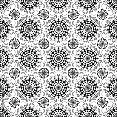 seamless pattern in traditional decorative style. hand drawn pattern