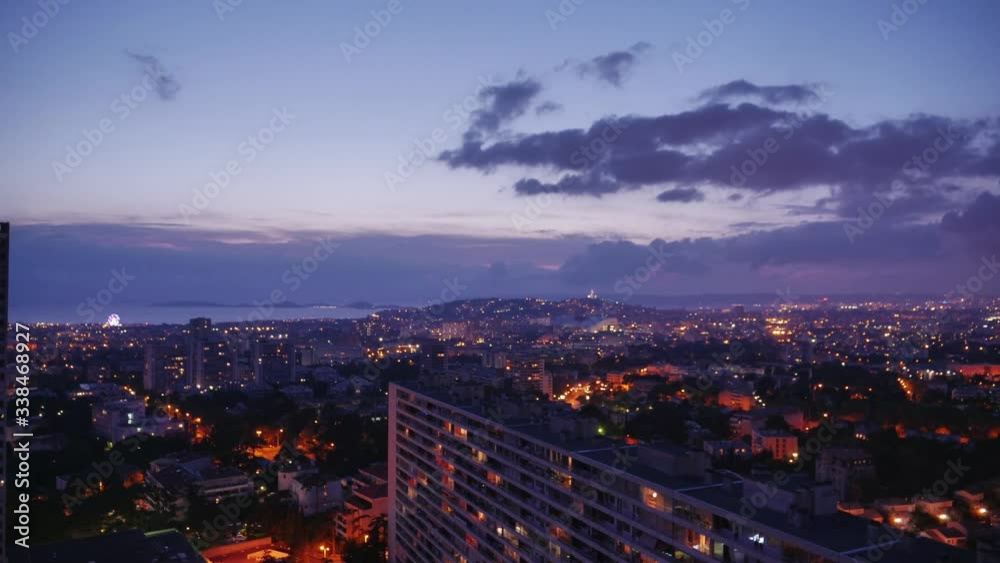 Time Lapse Marseille coucher de soleil
