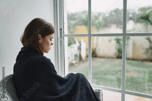 Free Download woman looking out window - GFXLoad