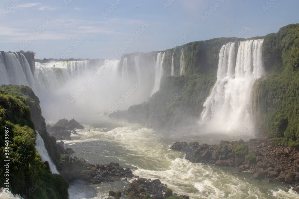 cachoeira, cascata, foz do iguaçu, natureza cachoeira, cascata, foz do iguaçu, natureza