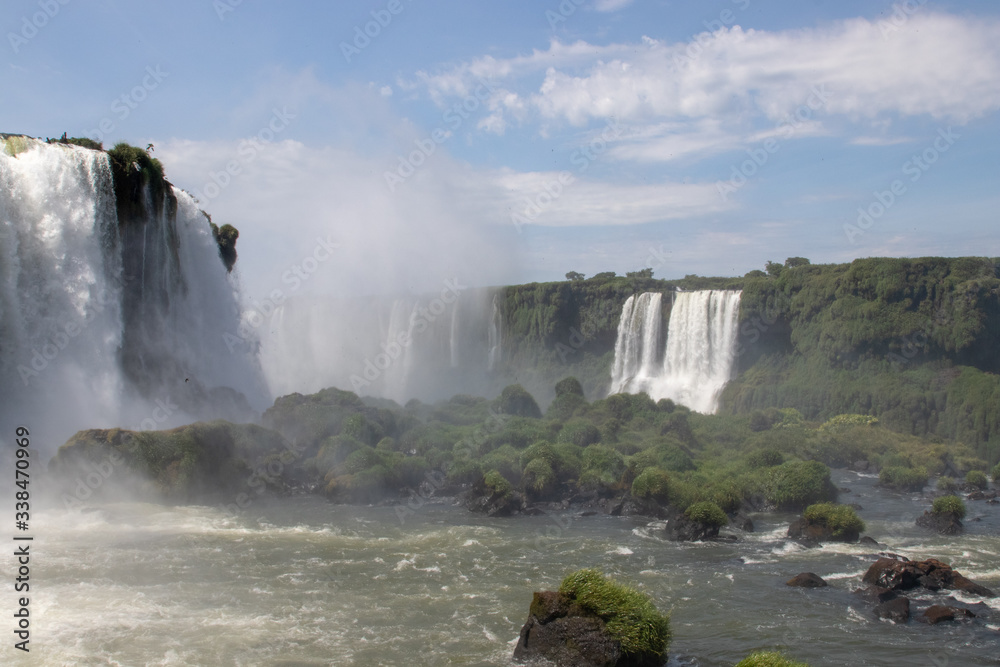 cachoeira, cascata, foz do iguaçu, natureza cachoeira, cascata, foz do iguaçu, natureza