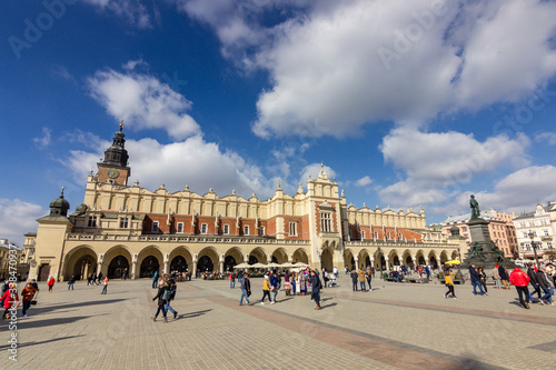 Main market square in Krakow (Poland)