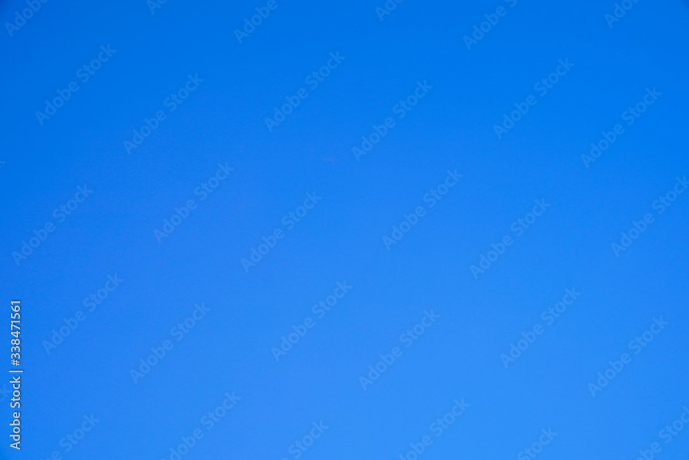 Soft blue sky with no cloud in summer. Background concept.