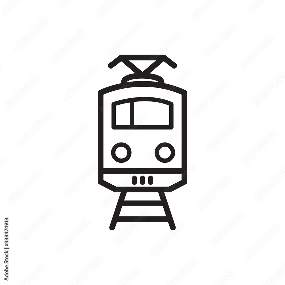 train icon vector design template train icon vector design template