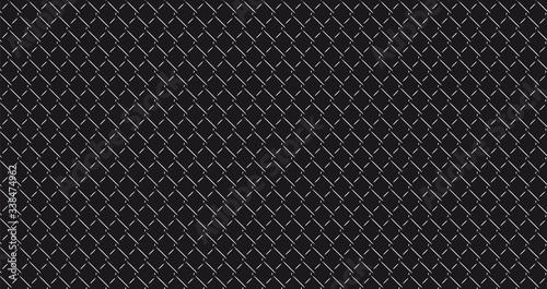Rabitz Chain Link. Seamless Pattern over Dark Background. Works with Any Dark Color