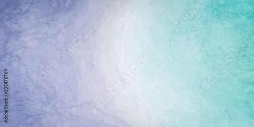 Abstract colorful watercolor paint pastel tone blue green violet purple background with liquid fluid texture for background, banner
