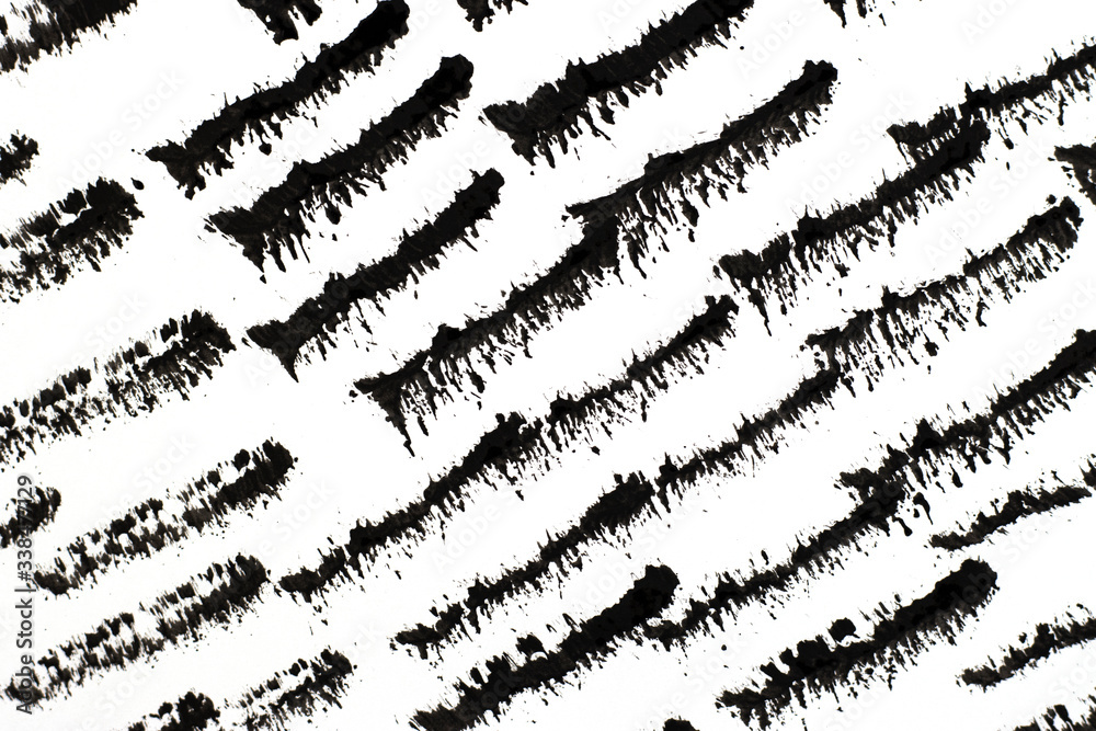 black and white art in the Eastern style. Abstract gouache painting as a fashionable background. Artist oil brush strokes black and white art in the Eastern style. Abstract gouache painting as a fashionable background. Artist oil brush strokes