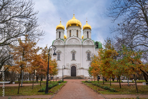 Orthodox church of St. Catherine. Catherine's Cathedral in Tsarskoe Selo (Pushkin), St Petersburg, Russia