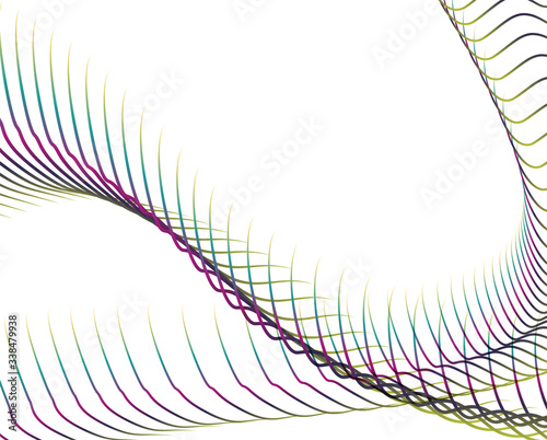 Abstract background blend wave line design for Wallpaper, Banner, Background, Card, Book Illustration, landing page