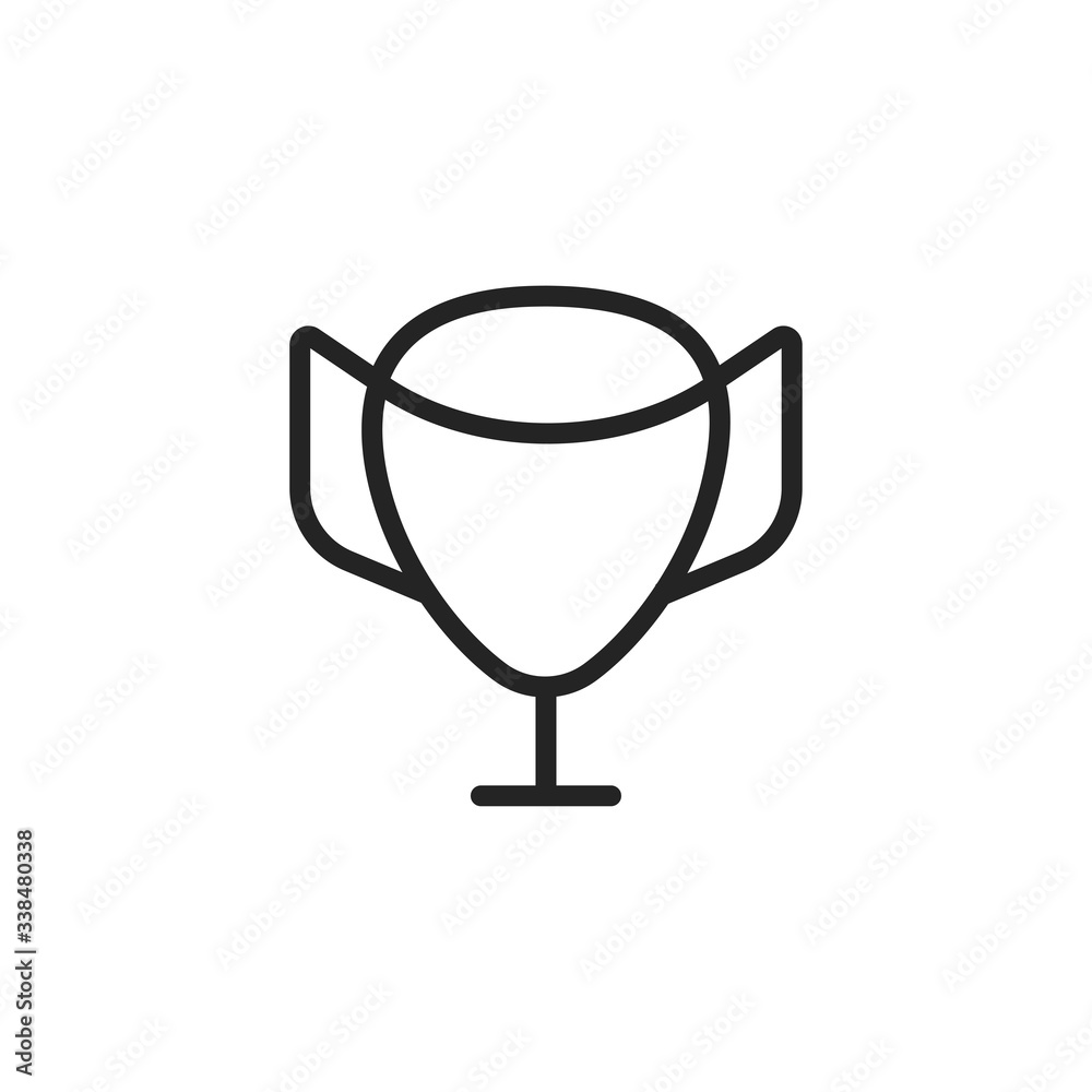 Trophy icon. Cup symbol modern, simple, vector, icon for website design, mobile app, ui. Vector Illustration Trophy icon. Cup symbol modern, simple, vector, icon for website design, mobile app, ui. Vector Illustration