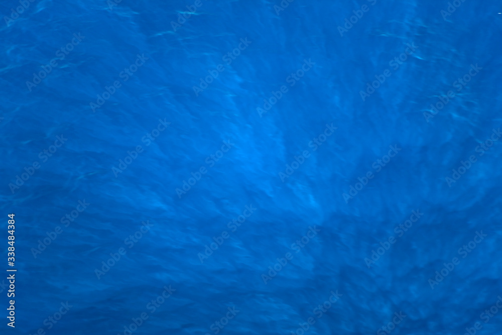 Azure deep blue waters of Mediterranean Ocean, Europe