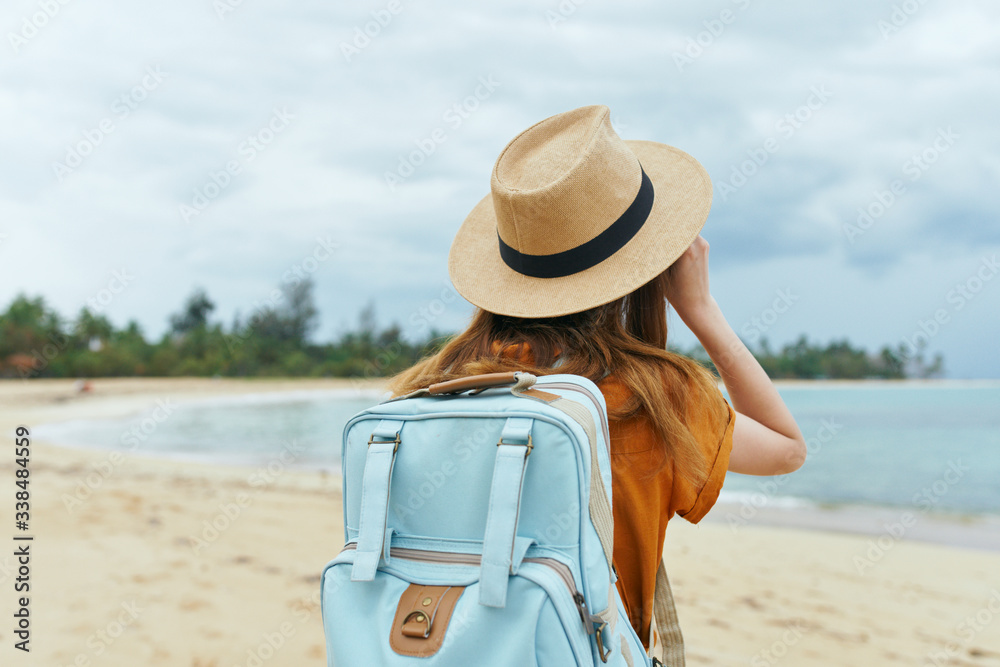 young woman on the beach