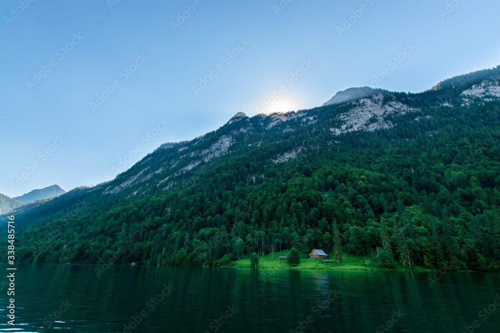 scenery around the Lake Königssee