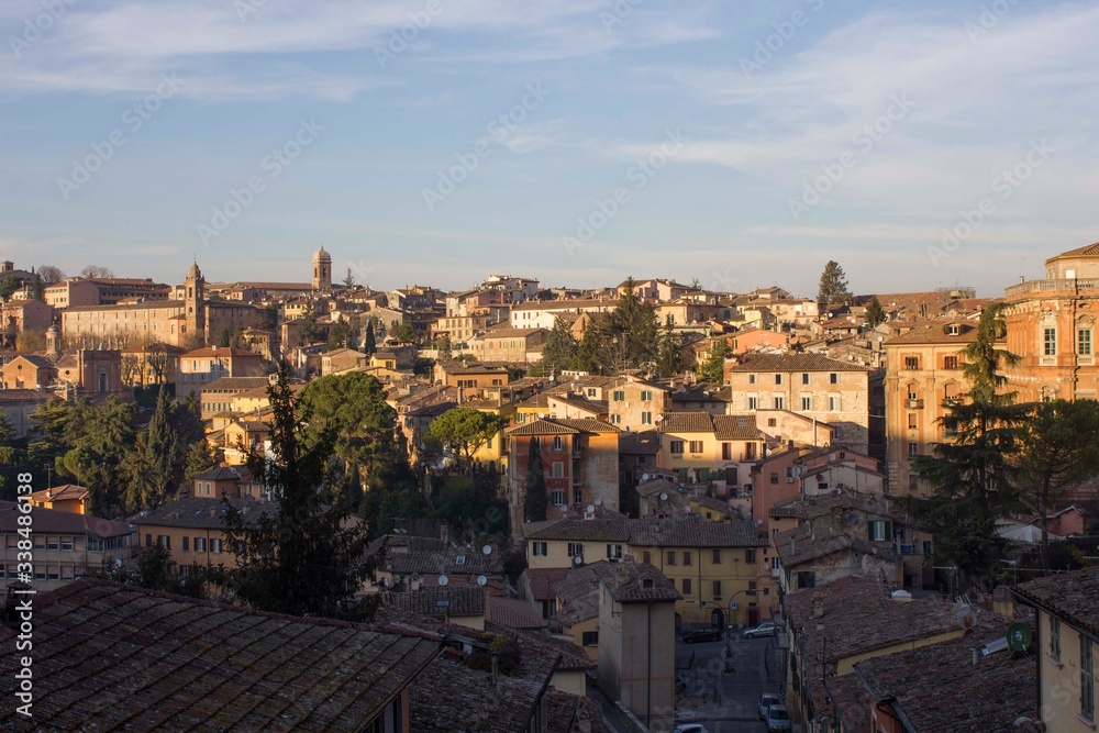 View from the top of Perugia city